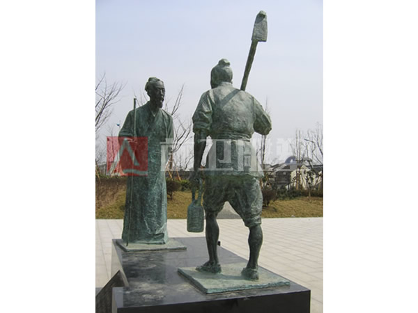 无锡东亭广场华衡芳、李申像