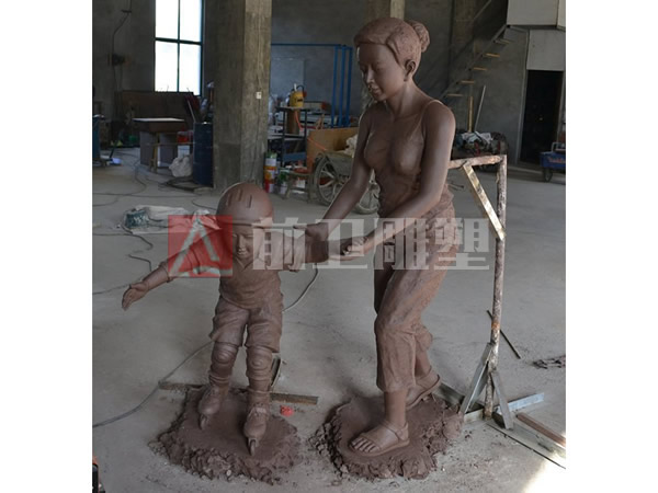 无锡金马景观绿化人物群雕