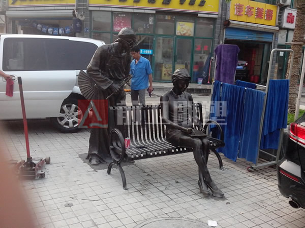 无锡金马景观绿化人物群雕