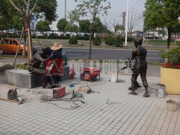 无锡金马景观绿化人物群雕