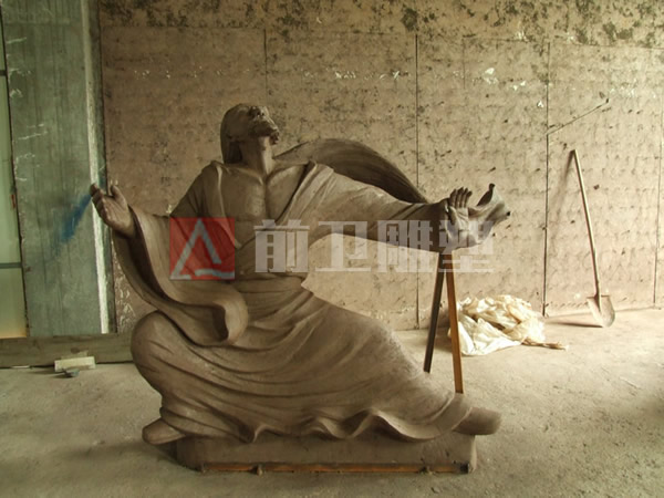 苏州留园小学人物雕塑群